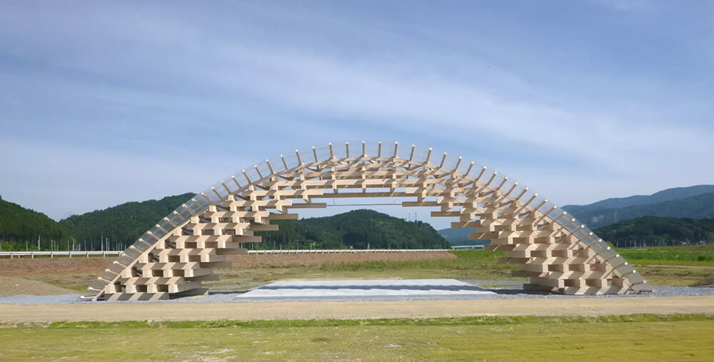 陸前高田ワタミオーガニックランド 野外音楽堂「D Stage」