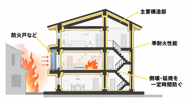 準耐火建築物について